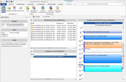 Vivendi NG Consil Mail-, Termin- und Aufgabenmanager